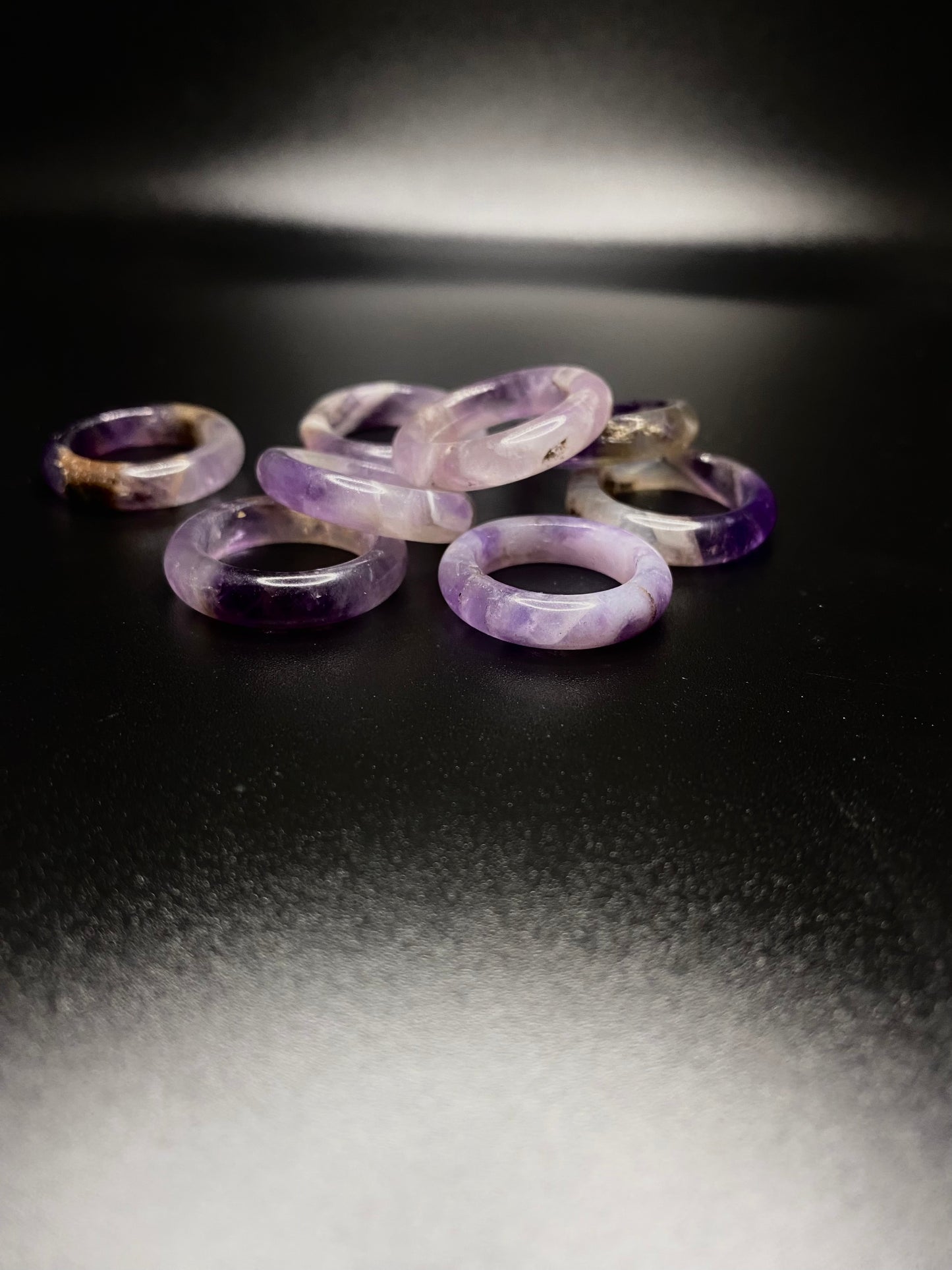 Purple amethyst ring