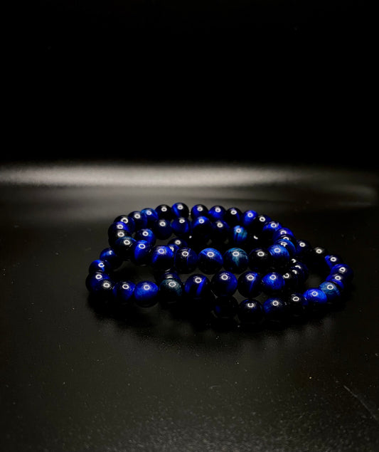 navy blue tiger eye